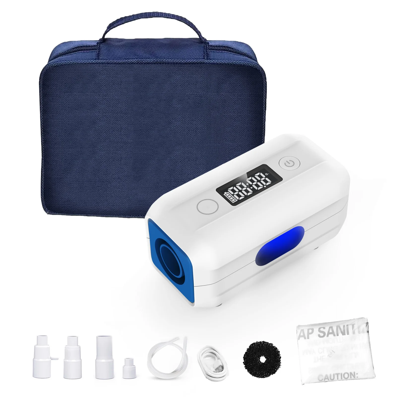 

Upgraded Household Cleaner Kit with Large Supplies Storage Bag, Multi-Function Cleaner Machine for Tubes & Masks or Small Space,