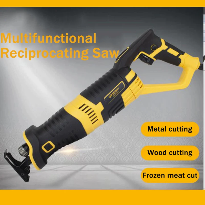 Electric Reciprocating Saw 1200W horse knife saw Small Metal cutting machine Multifunctional chainsaw household woodworking tool