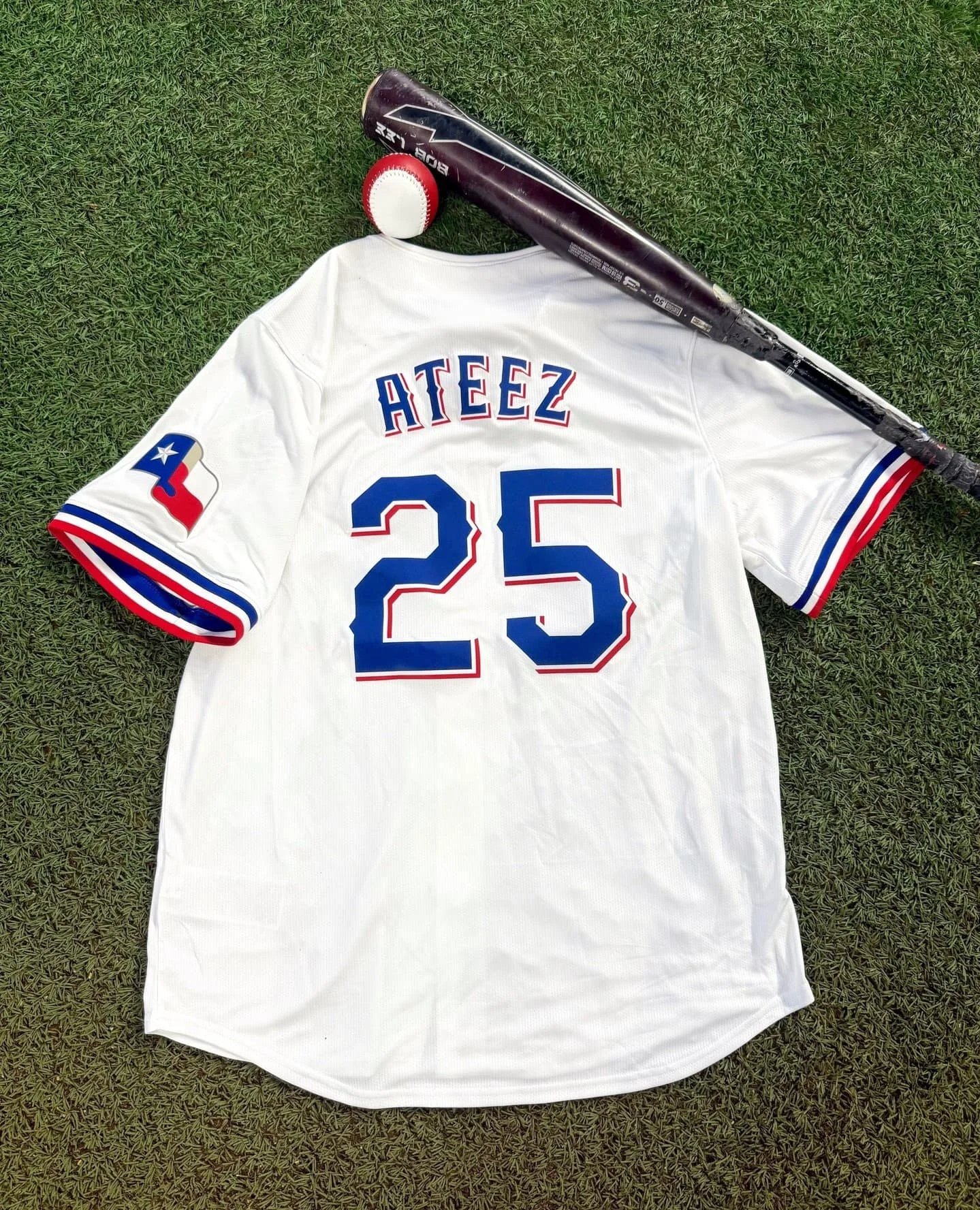 ATEEZ 25 Baseball Jersey Men Women White Short Sleeve Shirts Hip‑hop Streetwear Casual Top Sport Uniform Fan Tee Matching Family