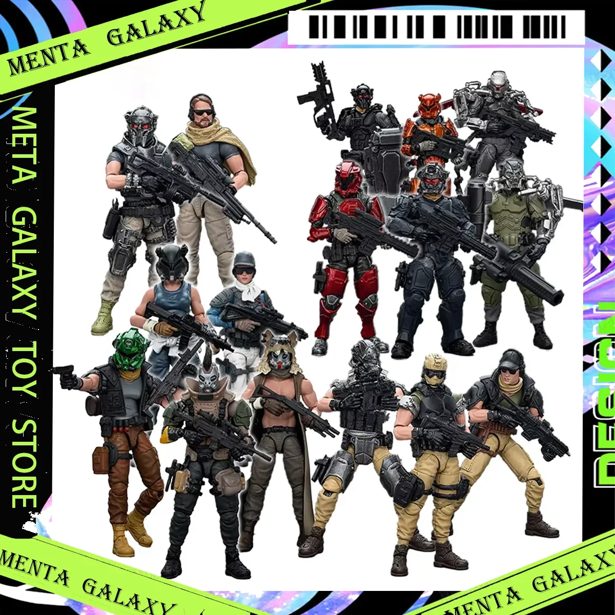 1/18 Action Figure Militaire Gewapende Force Serie Anime Model Speelgoed Collectible Gk Beeldje Desktop Ornament Speelgoed Kids Decor Standbeeld