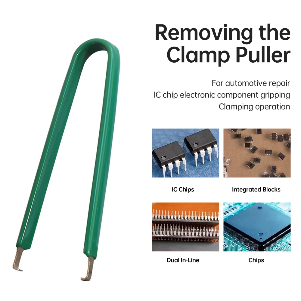 U Type IC Chip Extractor Machine Clip Repair Tool for ROM Extraction Removal Puller DIP Encapsulation Extraction