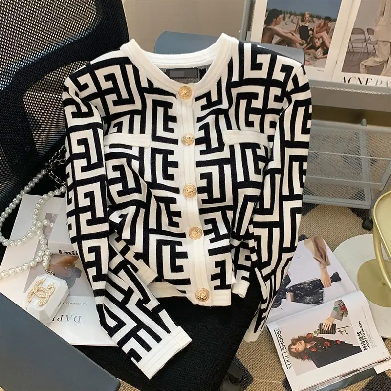 Thumbnail 2 - #4 Trending Womens Cropped Knit Sweaters Right Now