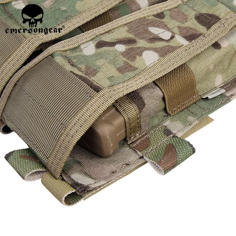 Emersongear modulární trojnásobný pouch airsoftové hon taktická tílko časopis pouch wargame silon molle kreative pouch multi-camo EM9030