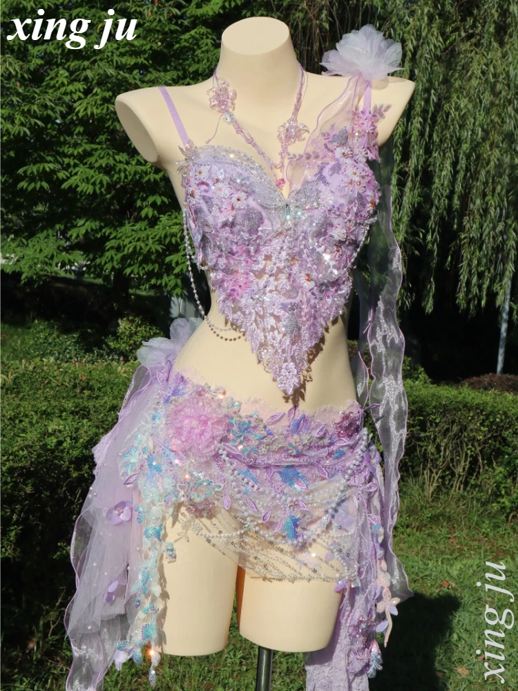 Xing Ju Purple Luxury Diamond  - Embroidery Topi avis et prix