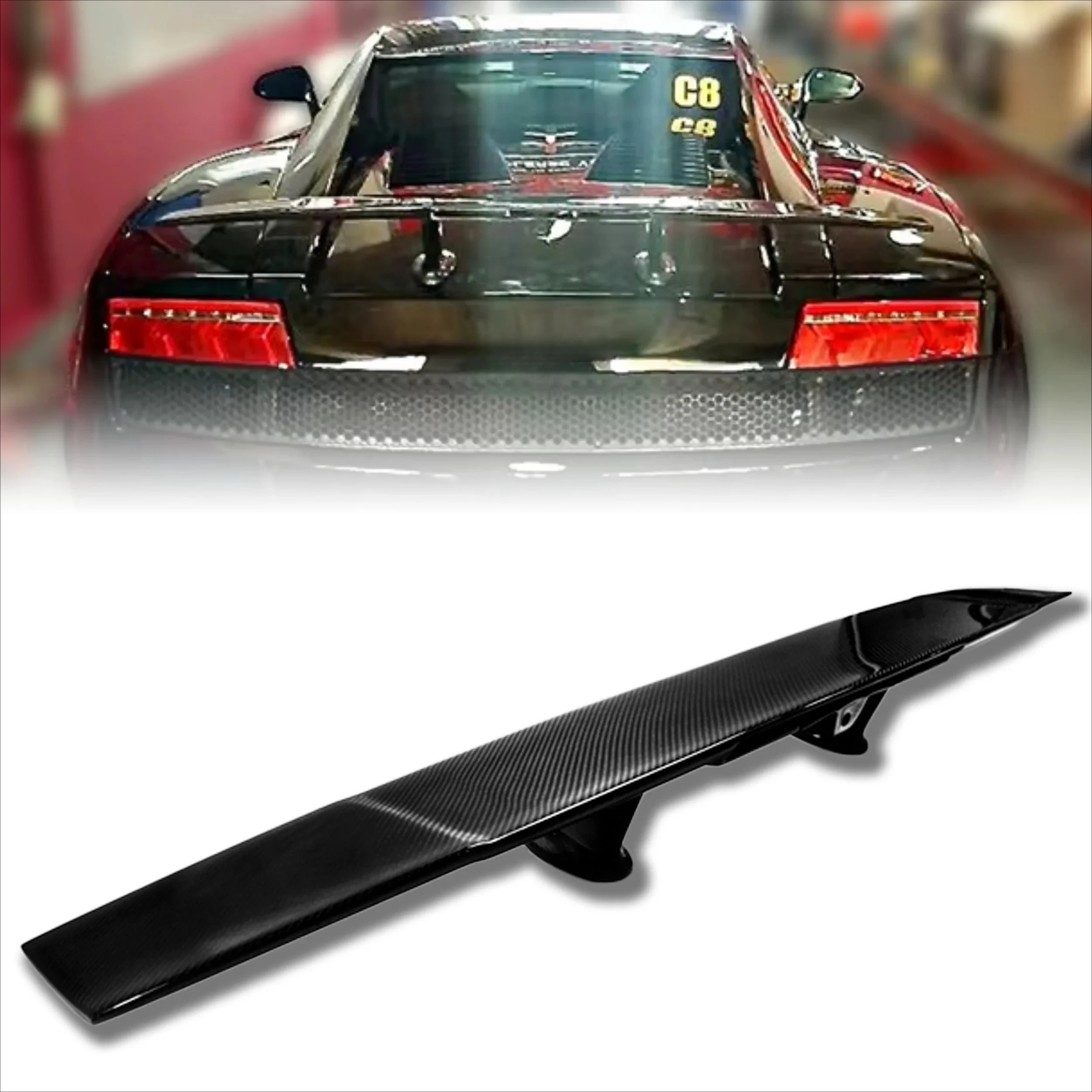 

USA Warehouse for Lamborghini Gallardo LP550 LP560 LP570 DMC Toro Style Carbon Rear Spoiler