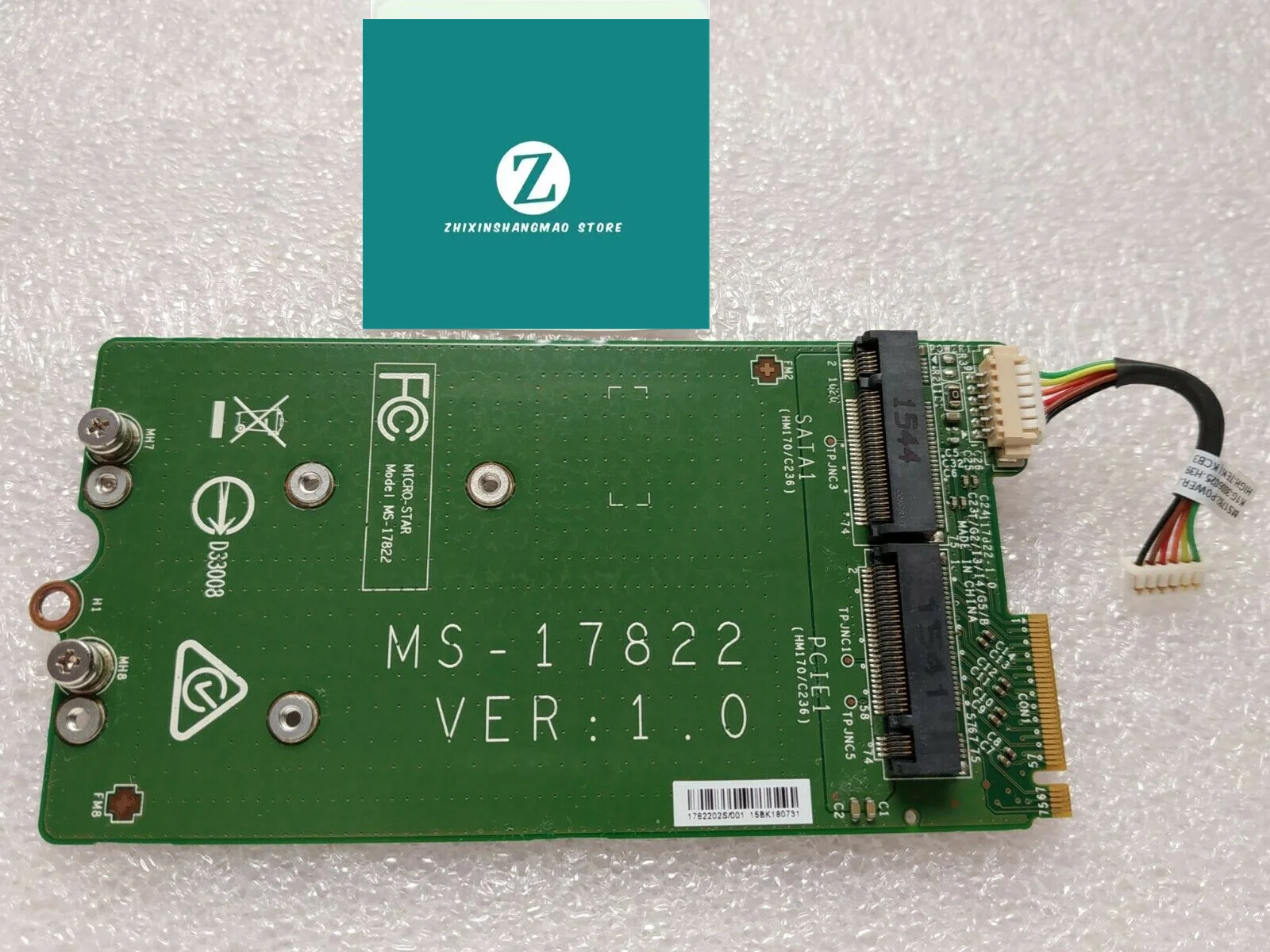 Ms-1782 17822 Gs63vr M2 M 2 SSD Board SATA PCIe Adapter FOR MSI Gt72 Gt72s Gs63vr