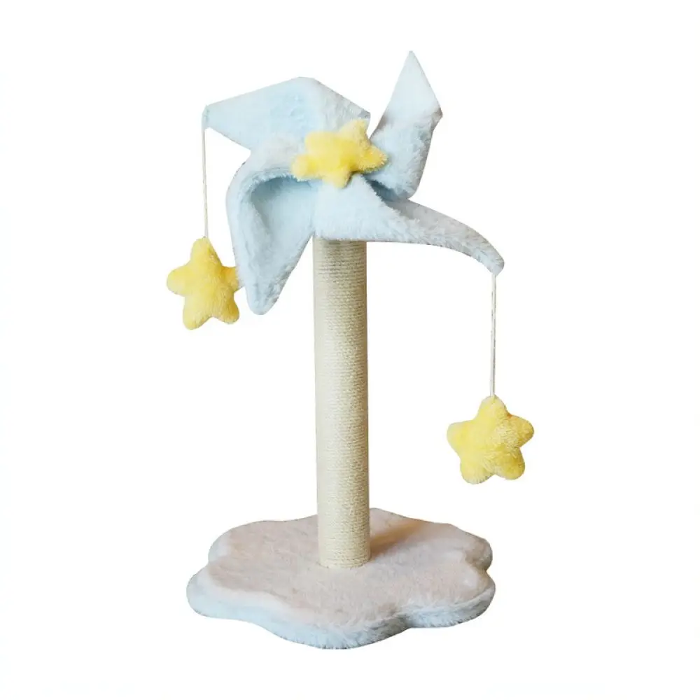 Vertical Cat Scratching Post Creative Windmill Design Sisal Rope Claw Grinder Pet Furniture Guard Supplies