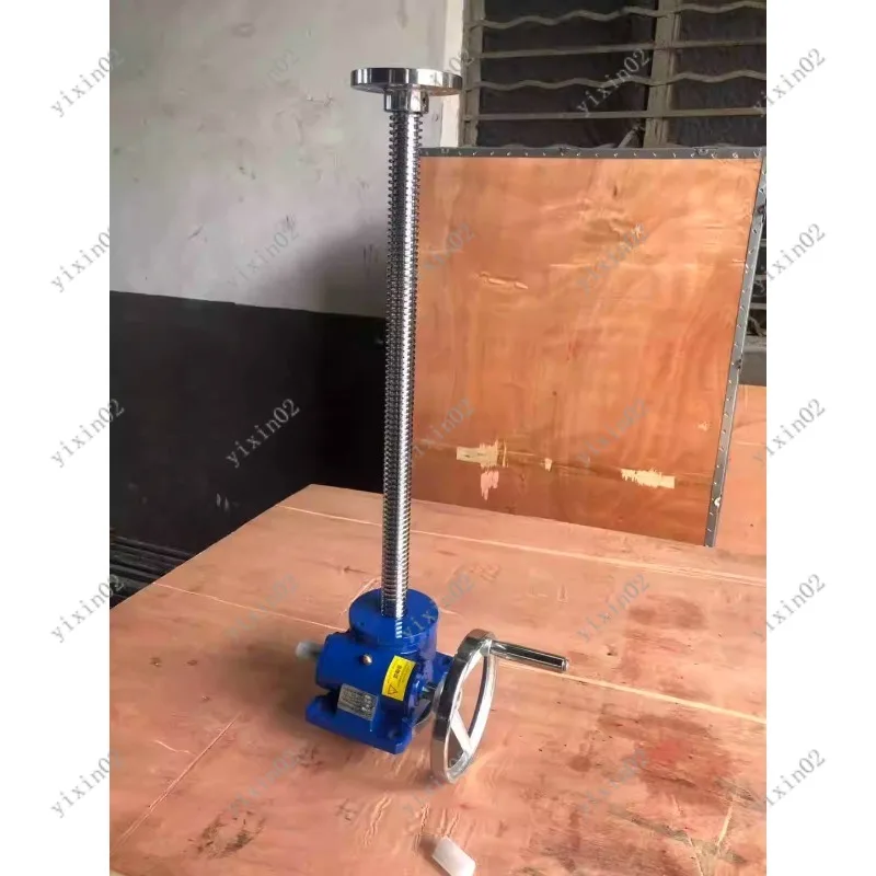 Hand Crank Screw Lifting Platform, Industrial Adjustable Manual Lift Stand For Height Adjustment Operation