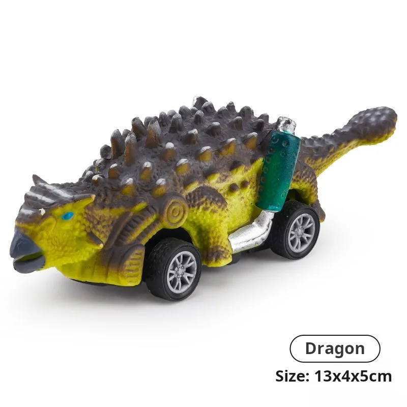 ألعاب الديناصورات التراجع سيارات صغيرة مونستر شاحنة سيارة لعبة مجموعة للأطفال الصغار بنين بنات هدايا #3