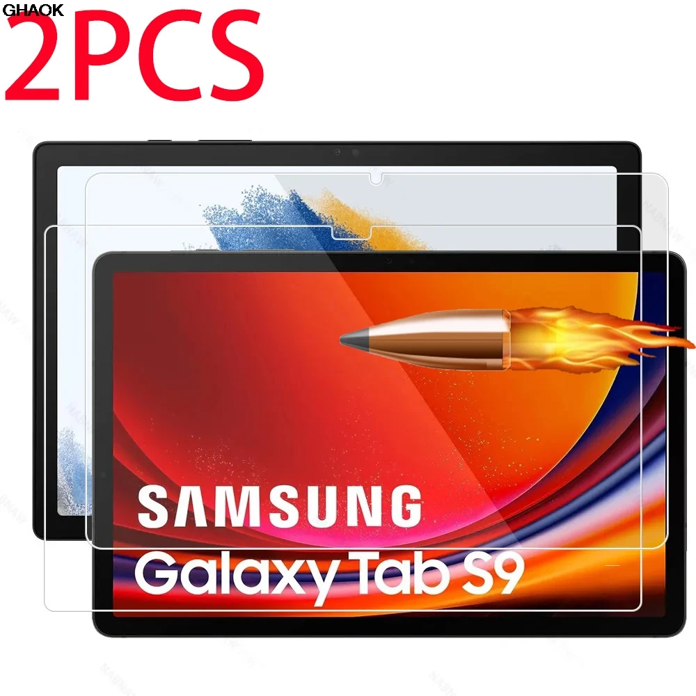 2PCS Tempered Glass…