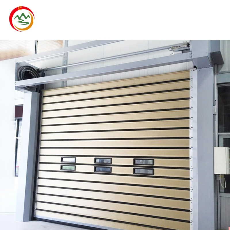 Automatic Aluminum Fast Rolling Door Metal High Speed Shutter Hard Door