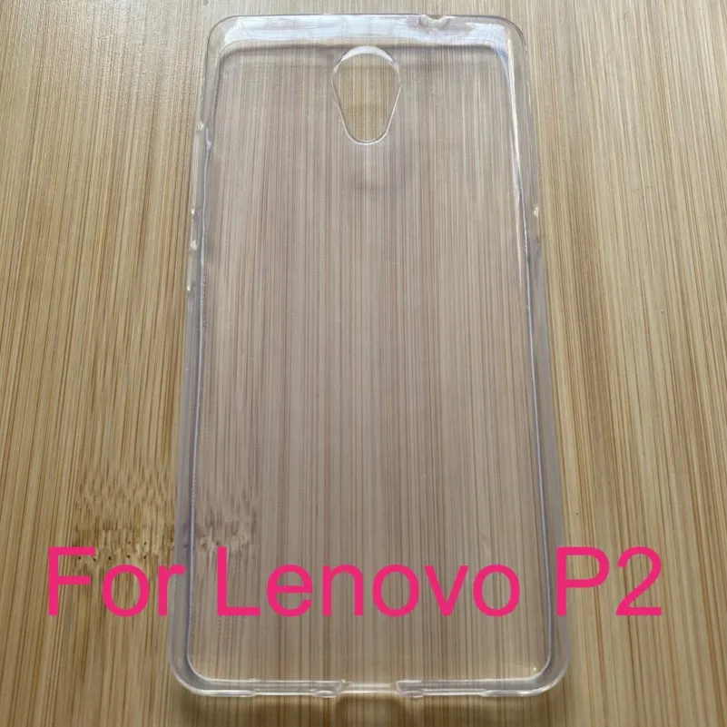 Soft tpu silicone case para lenovo p2 p2a42, capa de proteção para vibe p2, 5,5 polegadas, tampa traseira