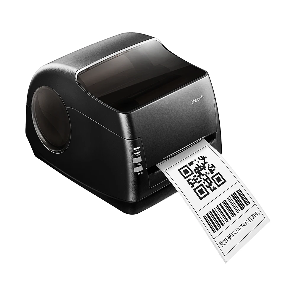 N-mark D420 thermal Barcode Label bar code 110mm 4 x 6 Inch Sticker Barcode Printer Thermal Shipping Label Printers