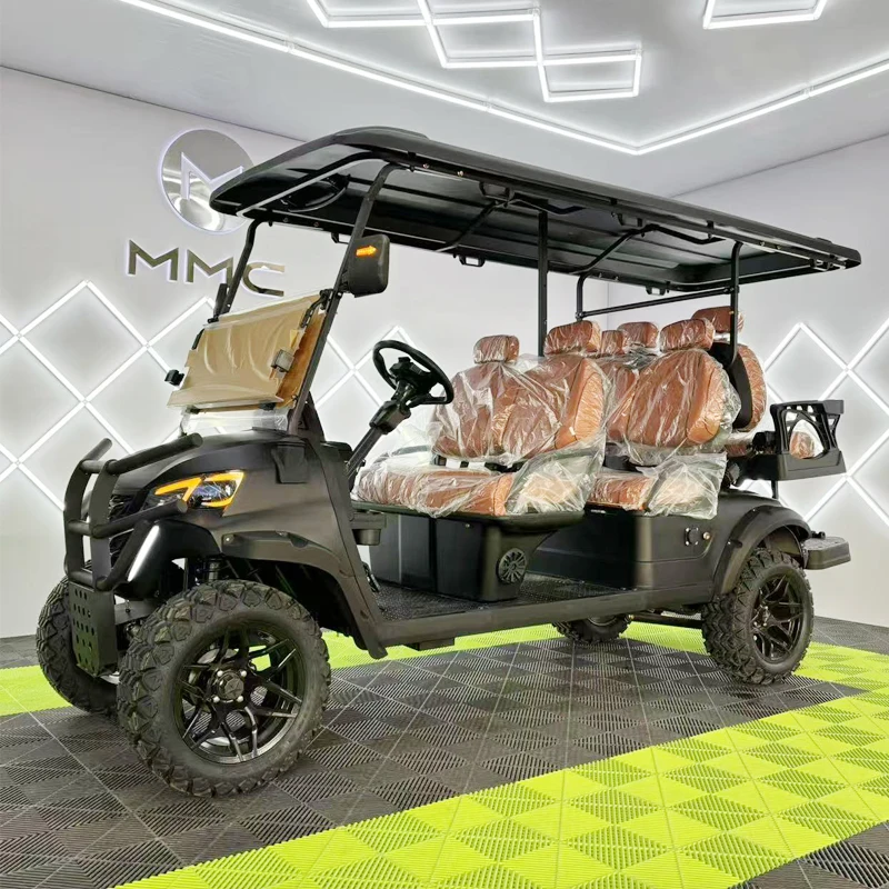 

New Model Golf Cart 72V Electric Golf Car 8 Seater Off Road Buggy 60V Lithium Battery Hunting Electric Golf Cart
