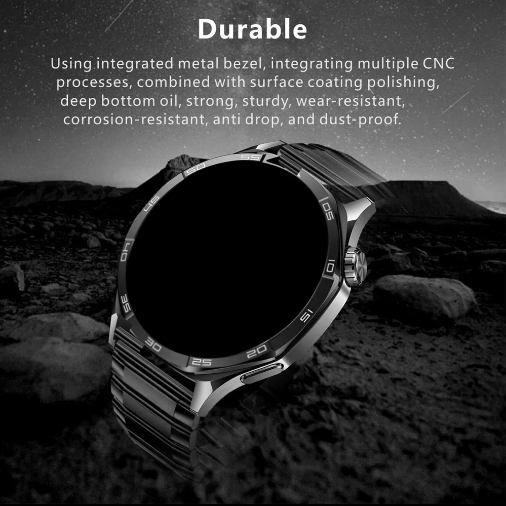 2025 新しい男性女性屋外コンパススマートウォッチ青歯通話スポーツフィットネス心拍数 NFC 腕時計地図ナビゲーションスマートウォッチ