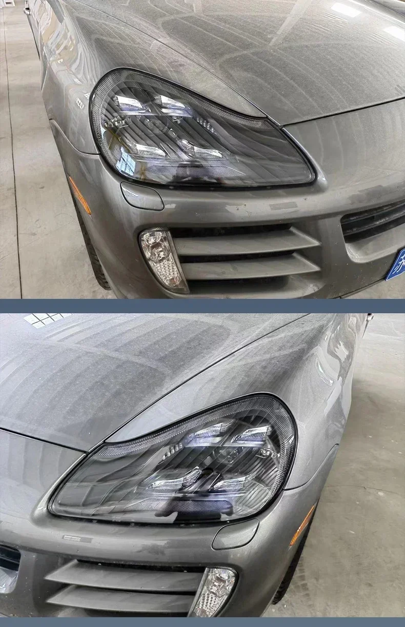 Car Accessories LED Headlights Upgrade For Porsche Cayenne 957 2007 2008 2009 2010 Led Front Lights Assembly Headlamps - view 6