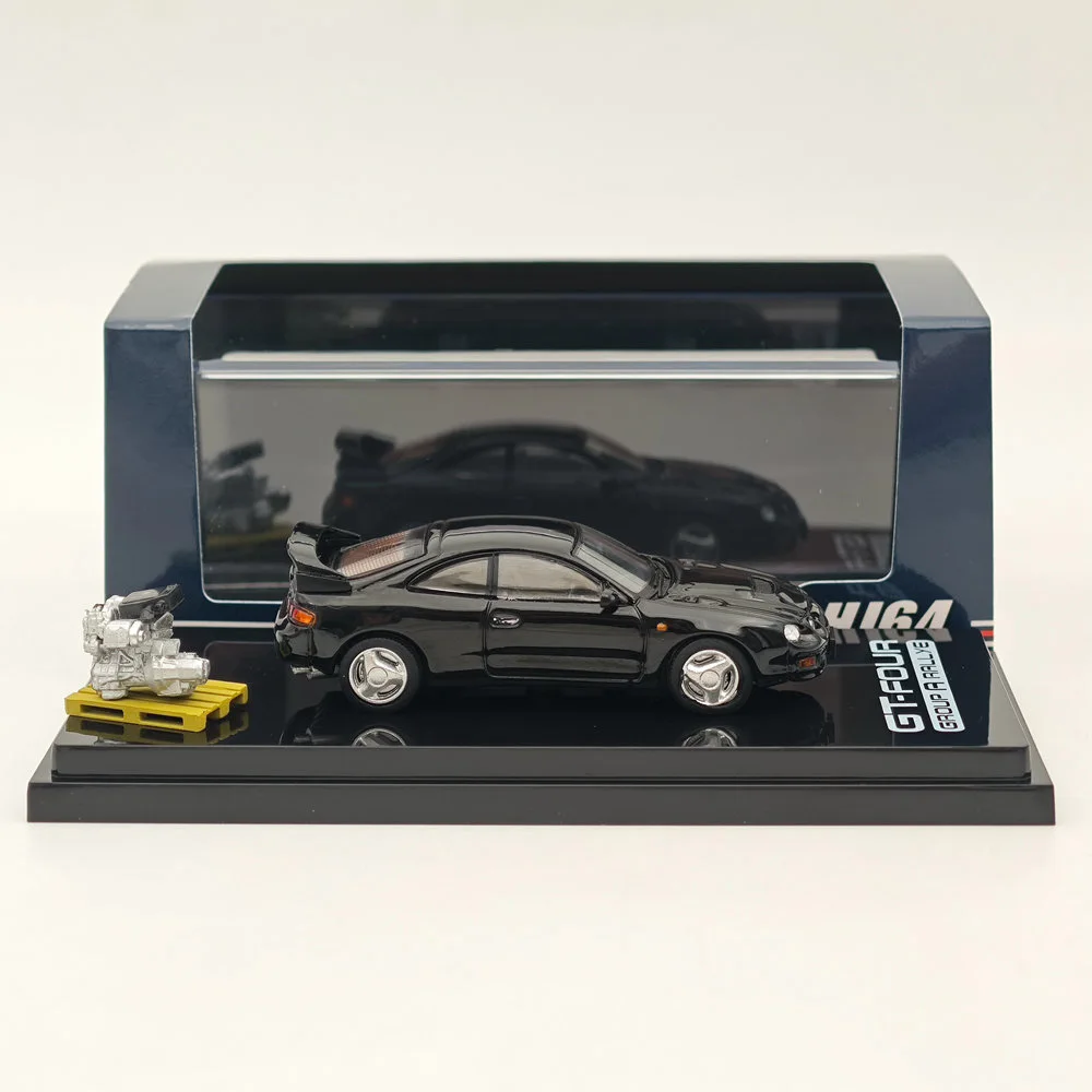 

Hobby Japan 1:64 for CELICA GT-FOUR WRC Edition (ST205) w/ Engine Black HJ641064ABK Diecast Models Car Collection