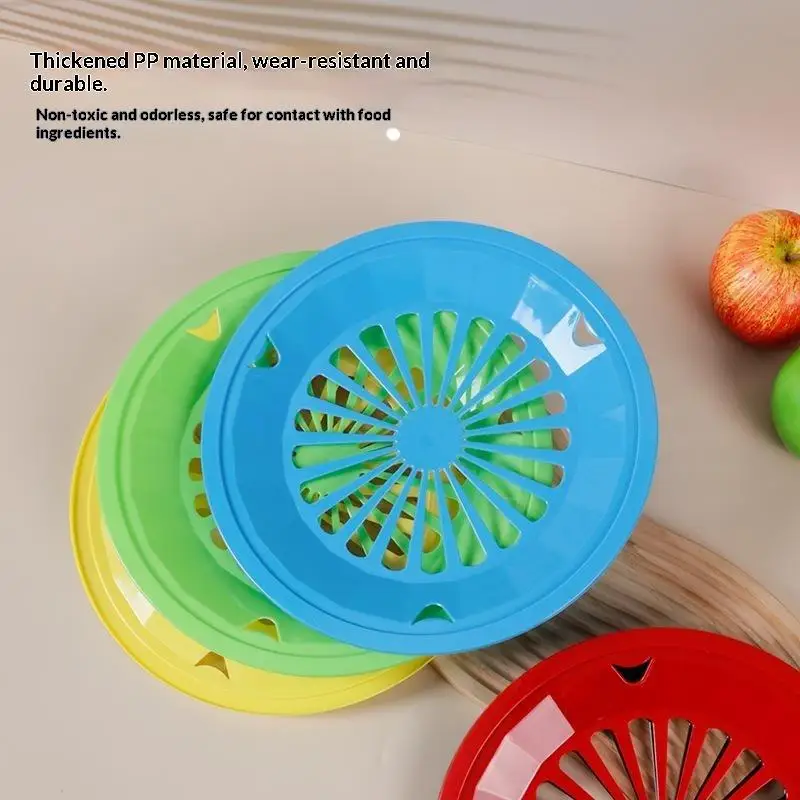 12Pcs 10 Inch Reusable Paper Plate Holders BPA-Free Plastic Snap-On Dispenser for Office Potlucks Camping Beach Trips