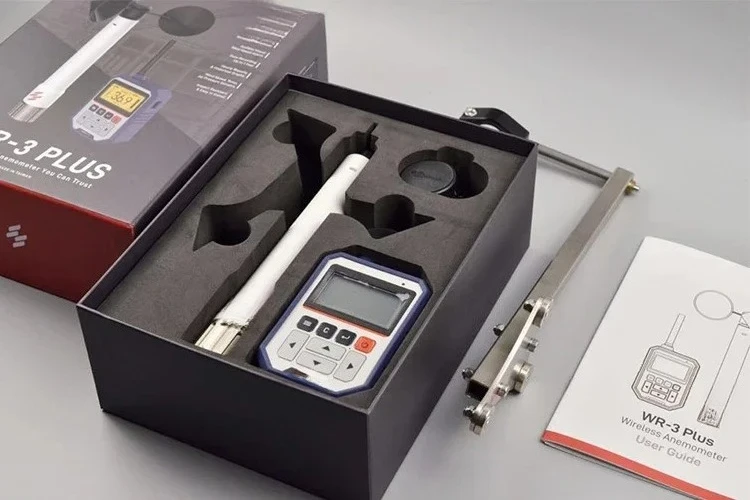 Sensor de velocidade do vento sem fio para guindaste móvel WR-3 PLUS