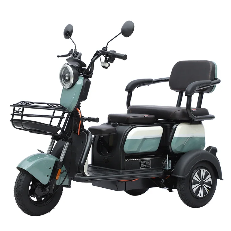 Novo modelo de moda 3 rodas triciclos elétricos de passageiros de três rodas para entrega de adultos EEC trike de motocicleta elétrica de chumbo-ácido