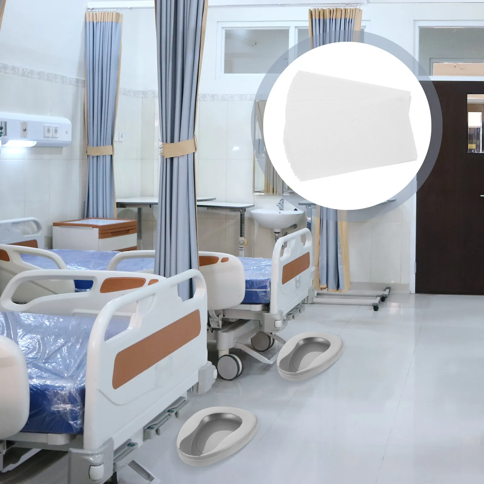 30Pcs Disposable Absorbent Pad Potty Liner Protective Commode Pad Adult Portable Toilet Chair Liner Commode Chair