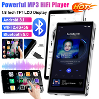 MP3 Music Player 1.8Inch TFT LCD Display Bluetooth 5.0 Type-C MP3 Player Support FM Radio Electronic Book Reader Voice Speaker