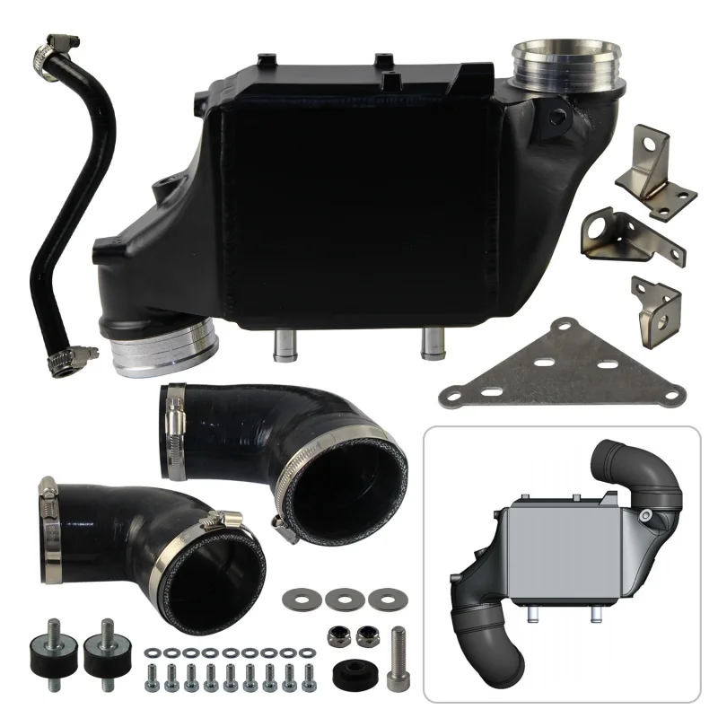 

High Performance Bar & Plate Intercooler Silicone Hose Fitting Kit For VW T6.1 2.0 TDI 110KW 2019+ Upgraded Charge Aluminum