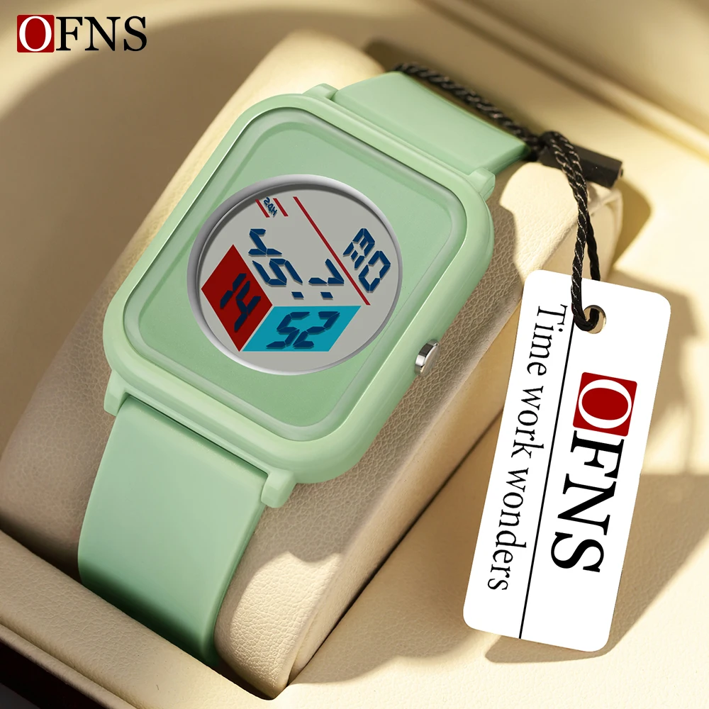 

OFNS 6134 Top Brand Sports Chronograph Student Watch Multi functional Waterproof Male and Female Student Electronic Watches