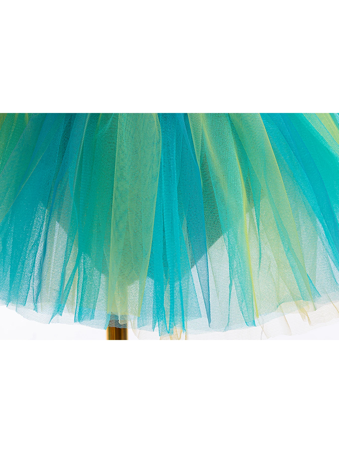 Princess Ballet Tutu Dress for Toddler Little Girls Ballerina Dance Costume Outfit Dancewear with Tulle Skirt, Yellow/Blue/Hot P