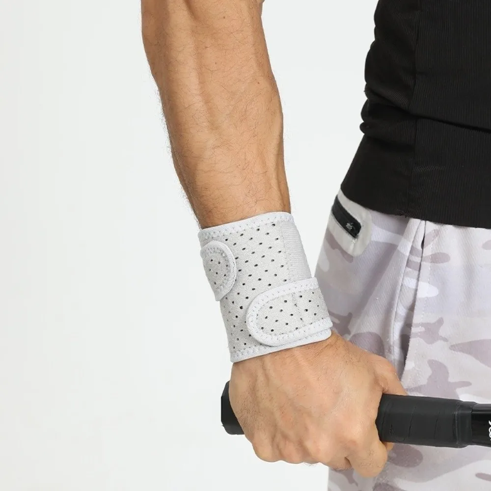 Spring Support Wrist Brace Adjustable Straps Breathable Sports Wrist Support Compression Design Cross Straps Wrist Guard