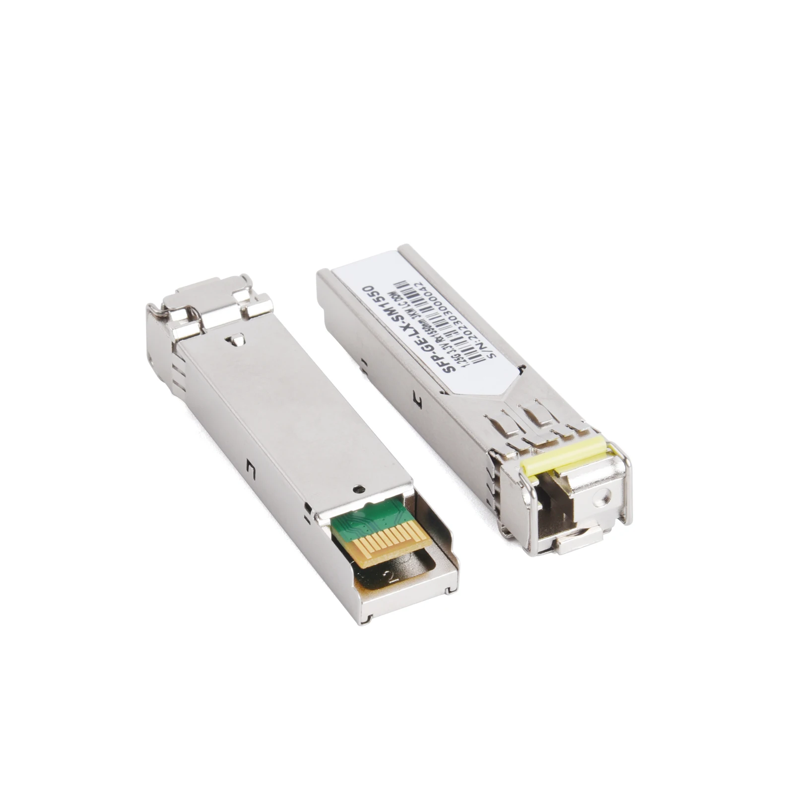 10 أزواج 1.25G جيجابت SFP وحدة الألياف البصرية وضع واحد ألياف واحدة LC 1310/1550nm A + B متوافقة مع مفتاح Cisco Mikrotik