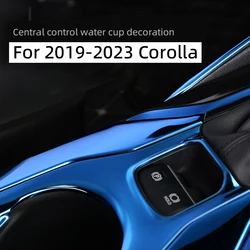 For Toyota Corolla Cross 2023 Accessories 2019 2020 2021 2022 Interior Stainless Steel Gear Shift Panel Water Cup Holder Trim