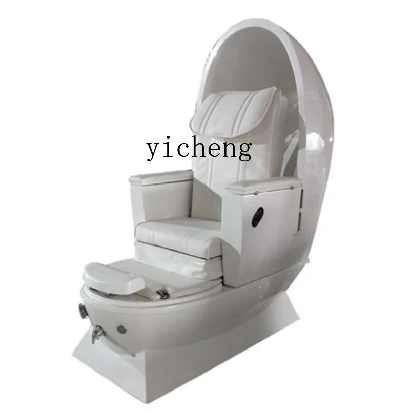 ZC Nail Beauty Sofa Space Capsule Nail Scrubbing Chair Electric Massage Foot Bath Recliner Spa Foot Massage