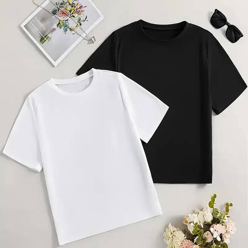 SageSprint Helen Keller Empty Quote Short-Sleeve Round-Neck T-Shirt, Soft Cotton Casual Sports Top for Men, Funny Meme Graphic Tee, Friend Gift, Shortsleeve Black Menswear