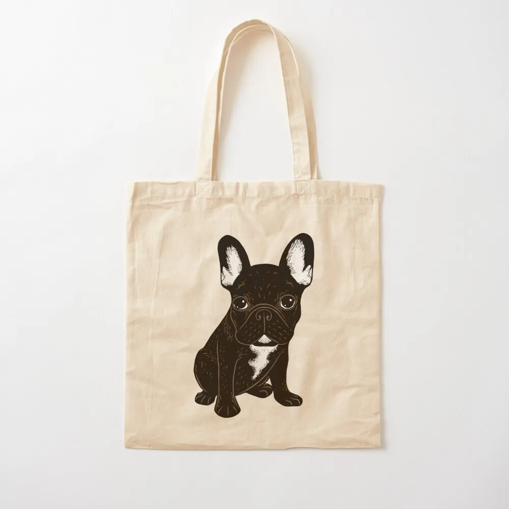 Brindle French Bulldog Tote Bag