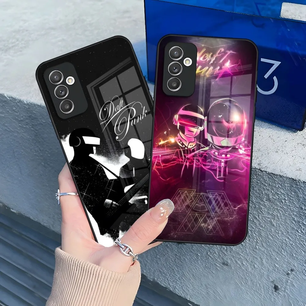 Daft Punk Phone Case for Samsung Galaxy S24 S23 S22 S21 S20 A24 A34 A54 A53 Note20 M54 Fe Ultra Plus Glass