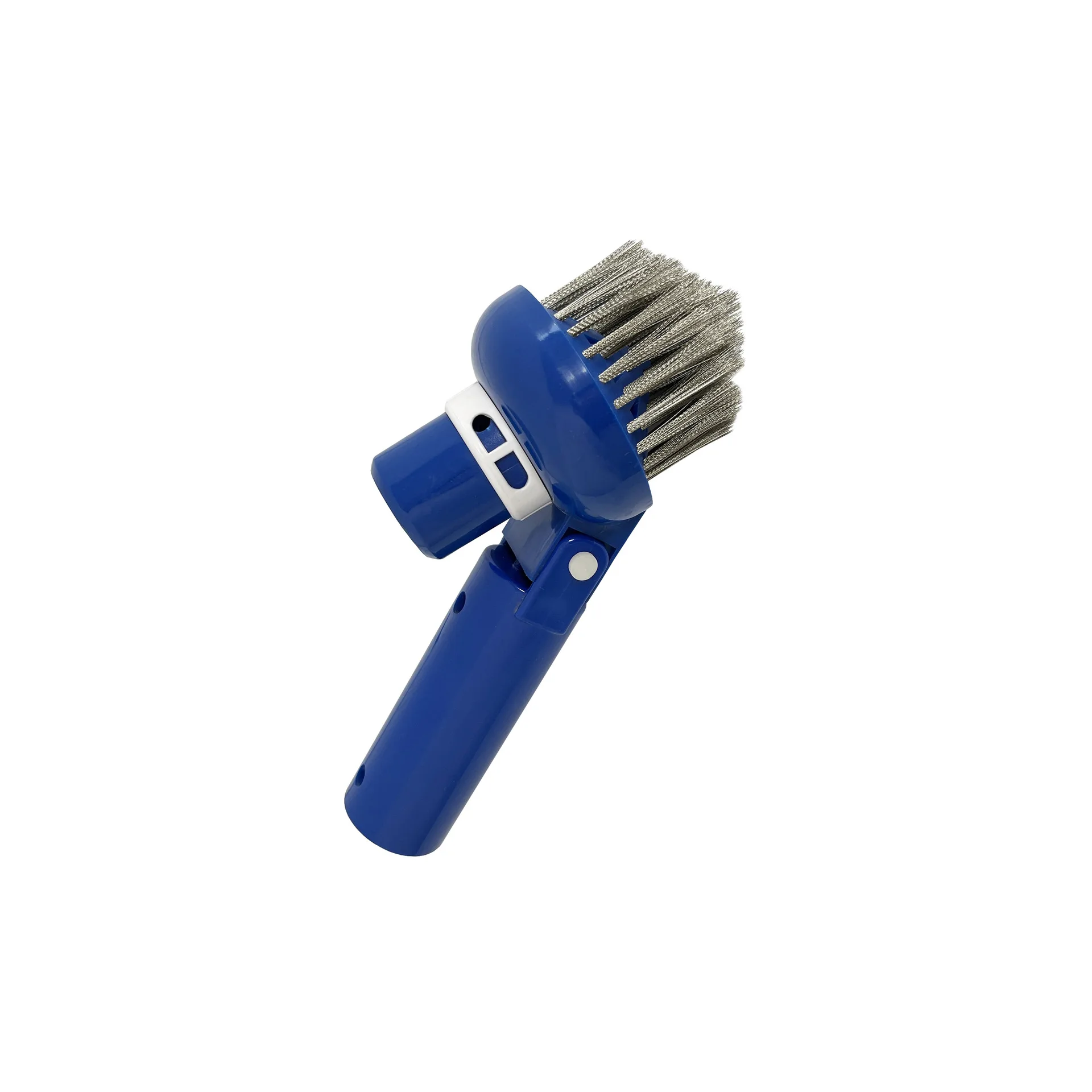 For Pool Vacuum Corner Brush With Adjustable Vacuum Ring Australian Handle Stainless Steel Bristle Pool Cleaning Equipment
