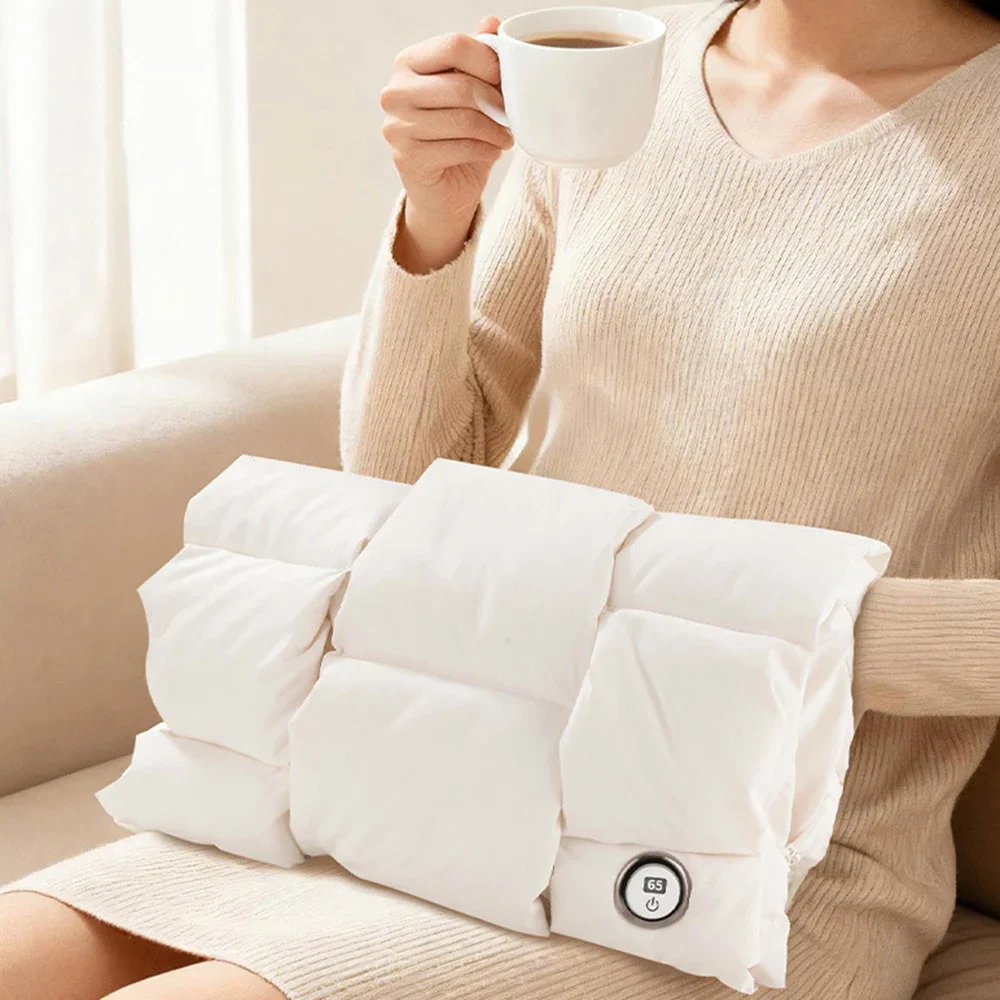 Cross-border Graphene Hand Warmer Bag Rechargeable Down Explosion-proof Multi-functional Electric Waist Warmer Belly Winter Gift