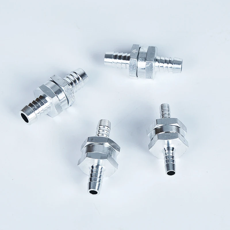 New 6/8/10/ 12mm Valves Aluminium Alloy Fuel Non Return Check Valve Fit Carburettor
