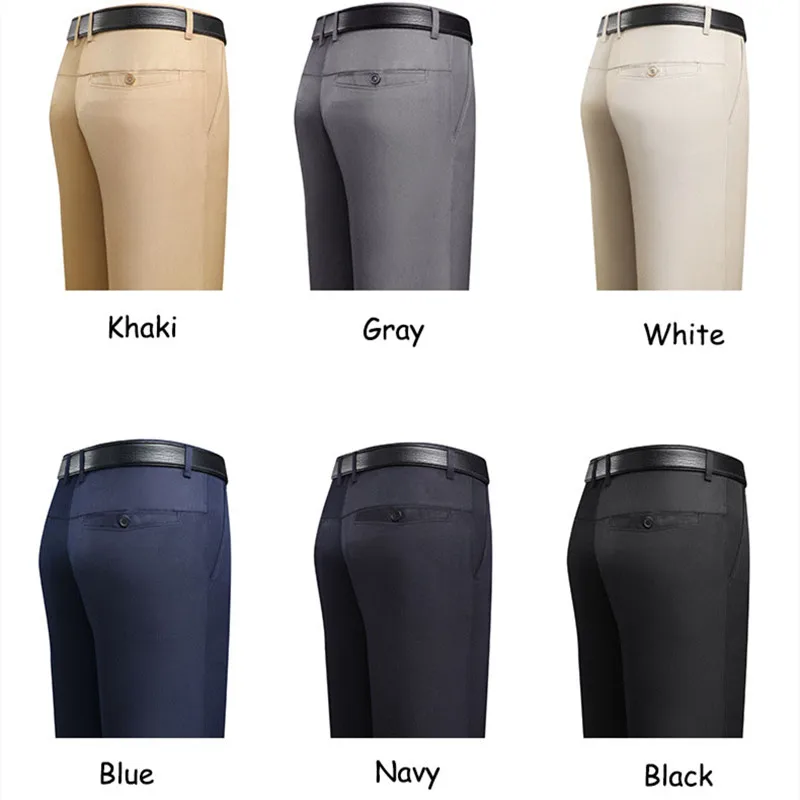 Calça masculina de seda de gelo de cintura alta casual, calça masculina fina, imitação, marca MRMT, 2022