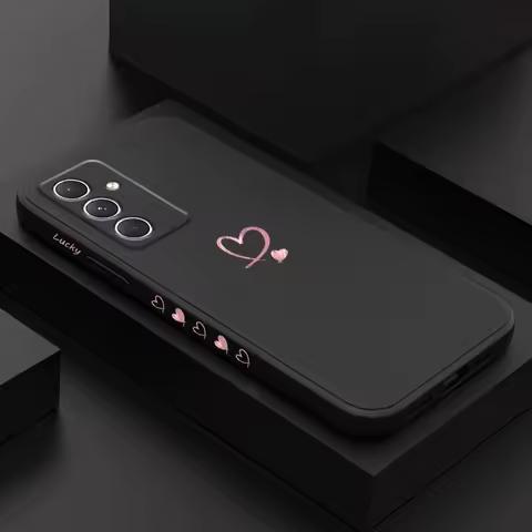 Texture Heart Case For Samsung A17 A56 A36 A26 A16 A06 A54 A34 A24 A14 A73 A53 A33 A23 A13 A72 A52S A32 A22 A15 A25 A35 A55 5G