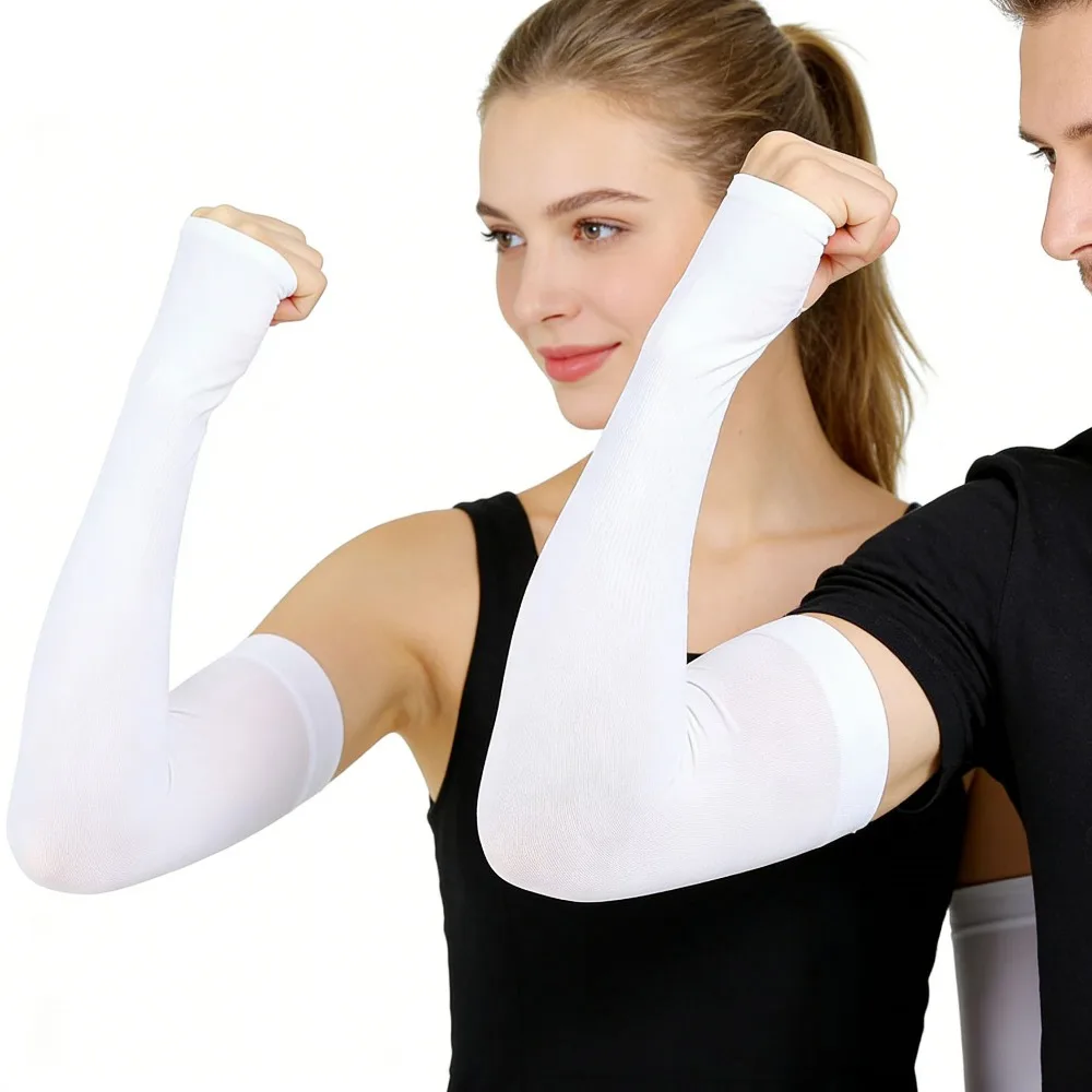 

УФ-защитные нарукавники (1 пара), дышащие, охлаждающие, для активного отдыха, вождения, спорта, походов