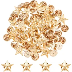 1 Box Alloy Star Badge Lapel Pin Alloy Lapel Pin Brooches Badge Military Award Pins July Memorial Day Stars Brooches Star Badges
