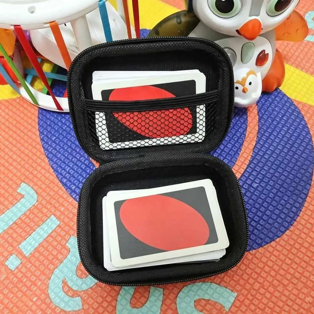 1pc Game Card Storage Box for UNO Card, Playing Card Holder, playing card box, High Capacity Playing Card Case (NO Cards)