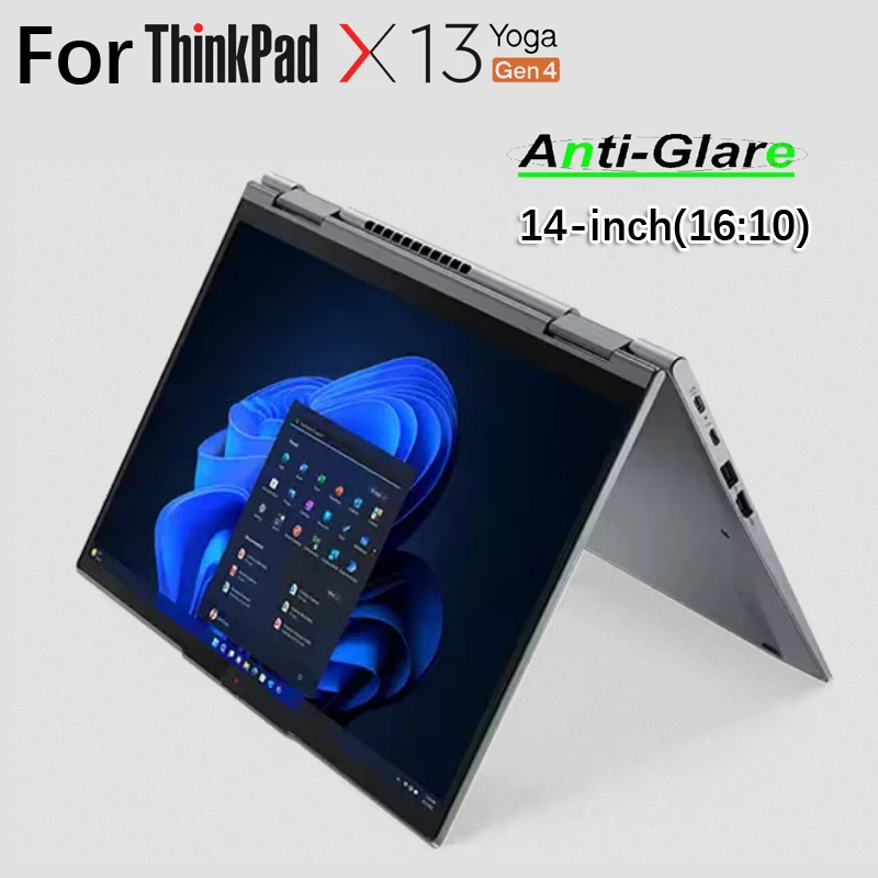 

2X Ultra Clear/Anti-Glare/Anti Blue-Ray Screen Protector Guard Cover for ThinkPad X13 Yoga Gen 4 2-in-1 laptop PC 14" 16:10