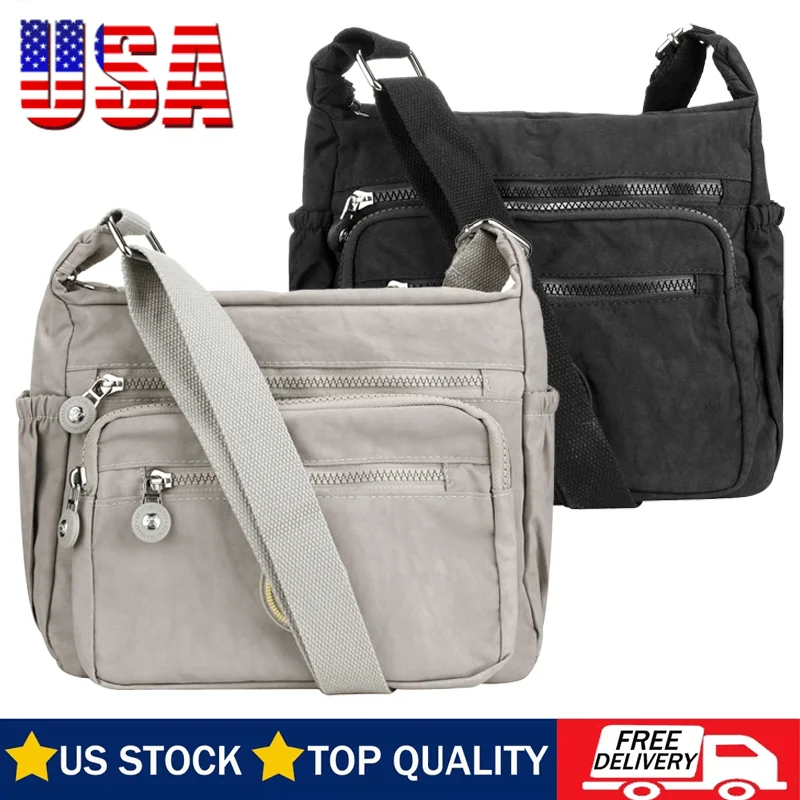 

Female Shoulder Bags Waterproof Multifunctional Handbag For Ladies Diagonal Purses Messenger Bag Adjustable Strap Crossbody Bag