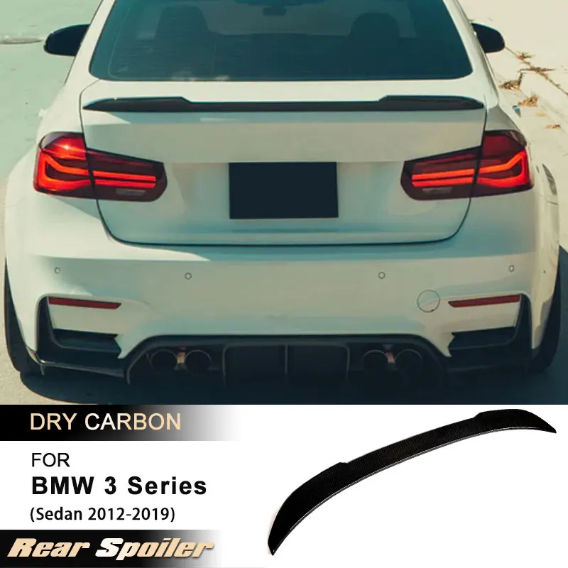 

Car Rear Trunk Spoiler Wings for BMW 3 Series F30 Sedan 2012-2019 Racing Rear Spoiler Boot Wing Lip Body Kit Prepreg Dry Carbon