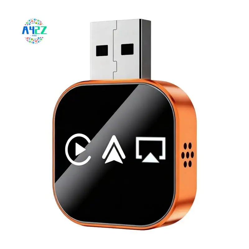 A42Z-3 In1 Wireless Carplay Adapter Airplay Android Auto Smart Carplay USB Dongle Wired Carplay To Wireless Plug And Play