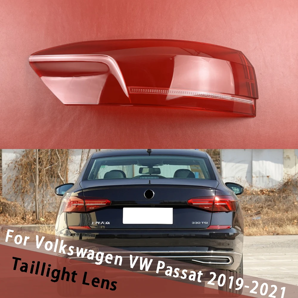 

For Volkswagen VW Passat 2019 2020 2021 Outside Taillight Shell Light Cover Housing Taillamp Mask Replace Lampshade Plexiglass