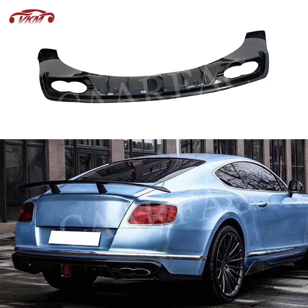 

Carbon Fiber Rear Diffuser Splitters Bumper Lip Spoiler for Bentley Continental 2015-2017 ST Style Rear Bumper diffuser